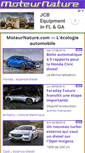 Mobile Screenshot of moteurnature.com