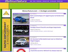 Tablet Screenshot of moteurnature.com